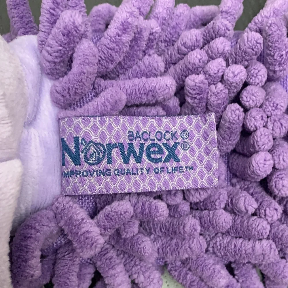 Norwex Kids Pet to Dry purple Unicorn hand towel